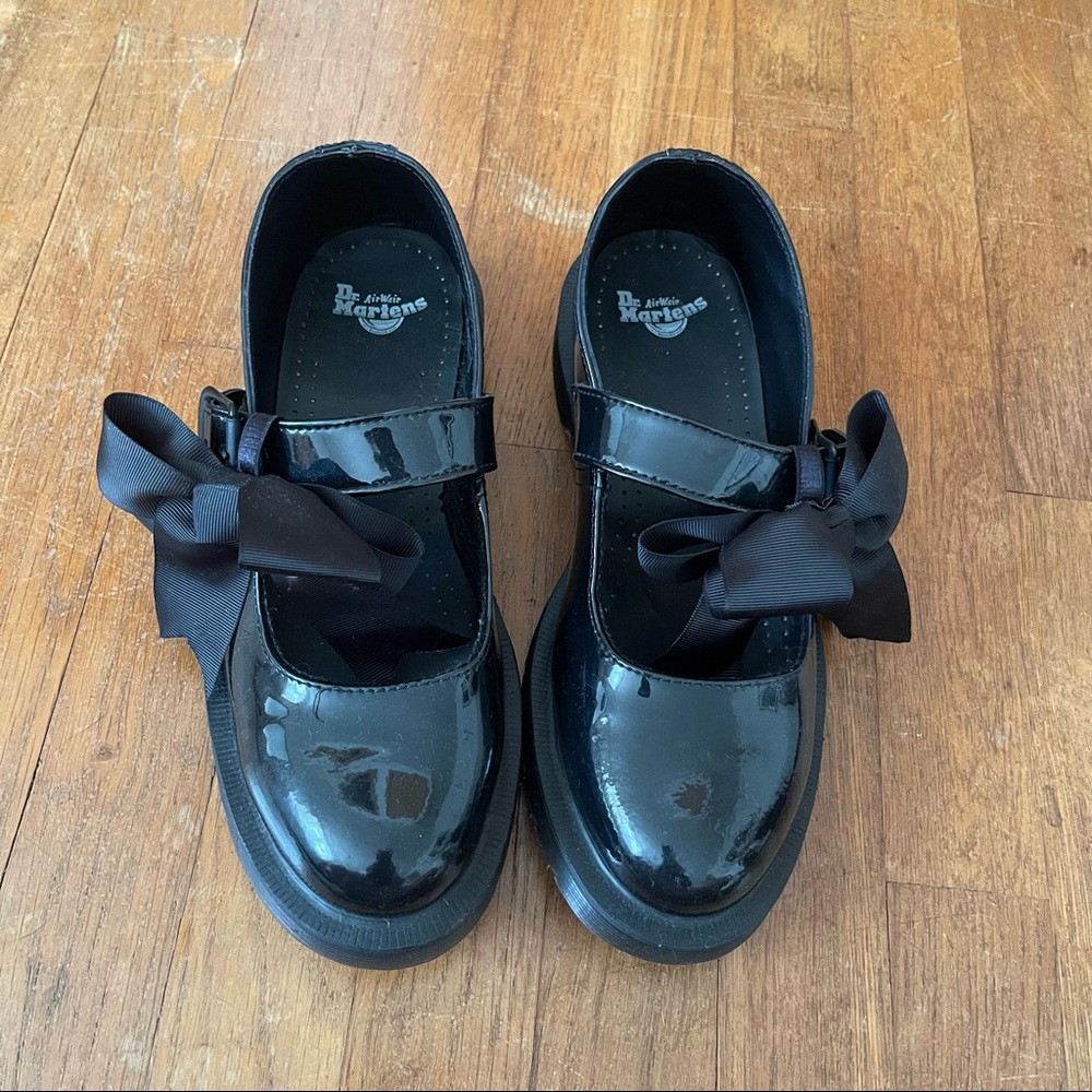 Dr. Martens Mariel Black Patent Mary Janes